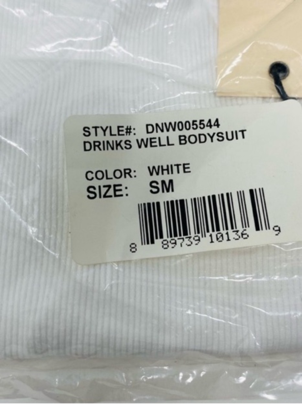 NWT REVOLVE Daydream Nation Drinks Well Bodysuit White/Black Small or Medium - Picture 11 of 11